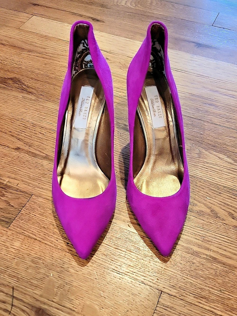 Ted Baker Pointed Toe Pumps in Pink EU 37